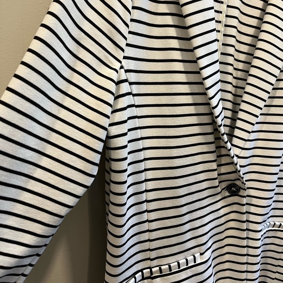 Worthington Striped Ponte Knit Blazer - Picture 3 of 3